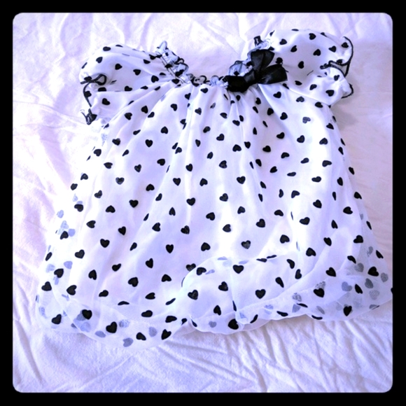 Orange Frog 12M Hearts Polka Dot Shirt - Picture 1 of 3